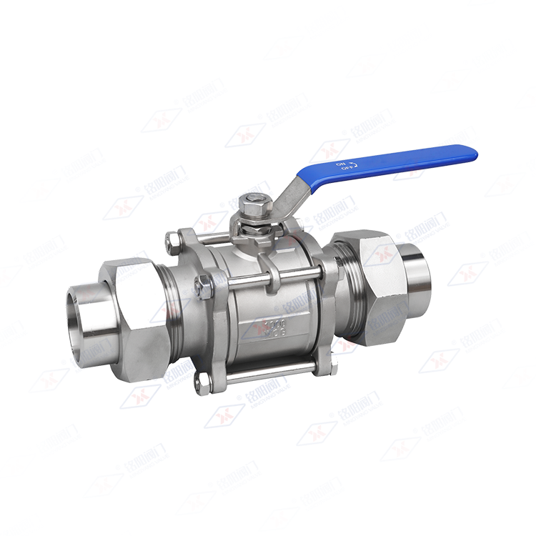 三片式手动活套球阀