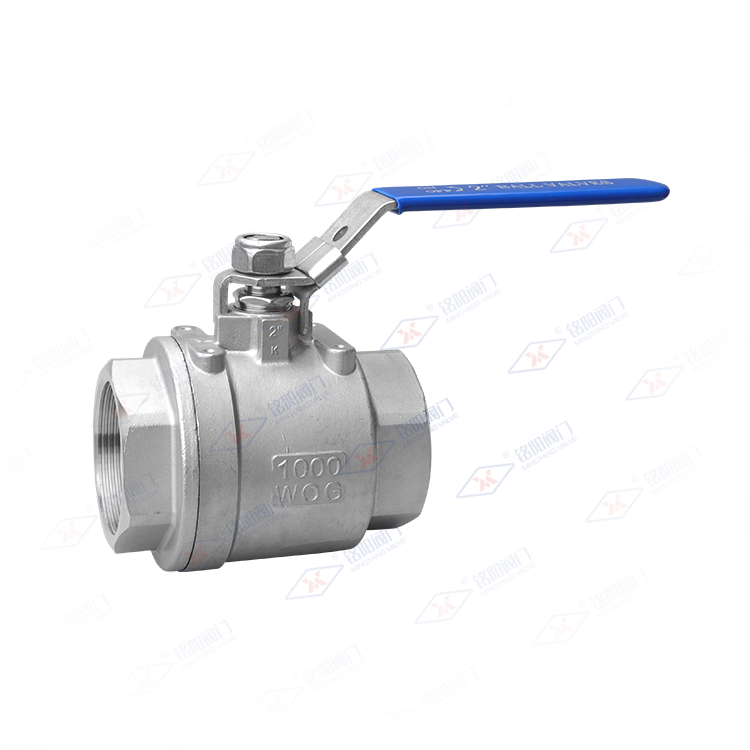 二片式丝扣球阀