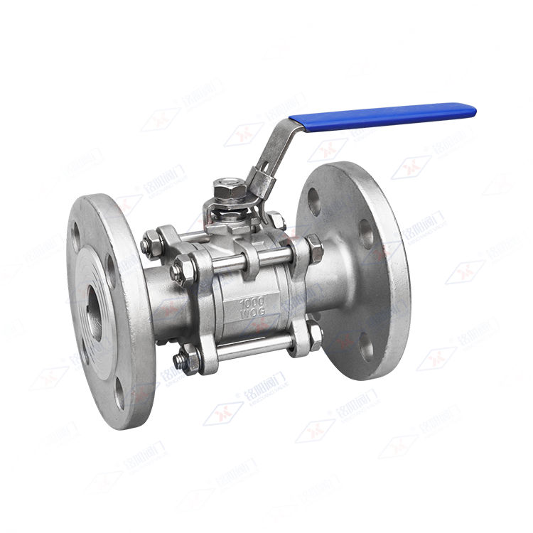 三片式法兰球阀